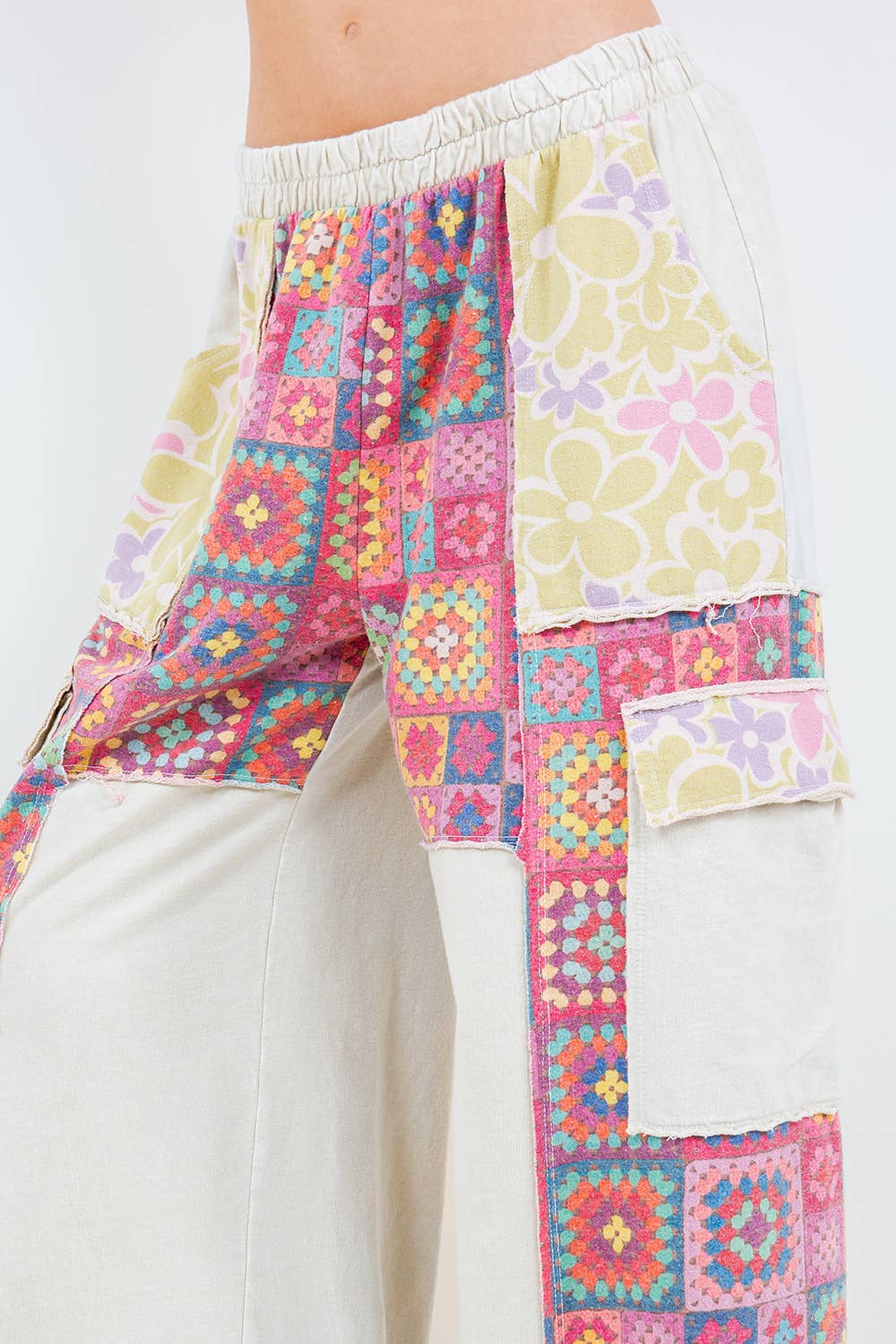 Crochet Print Pants