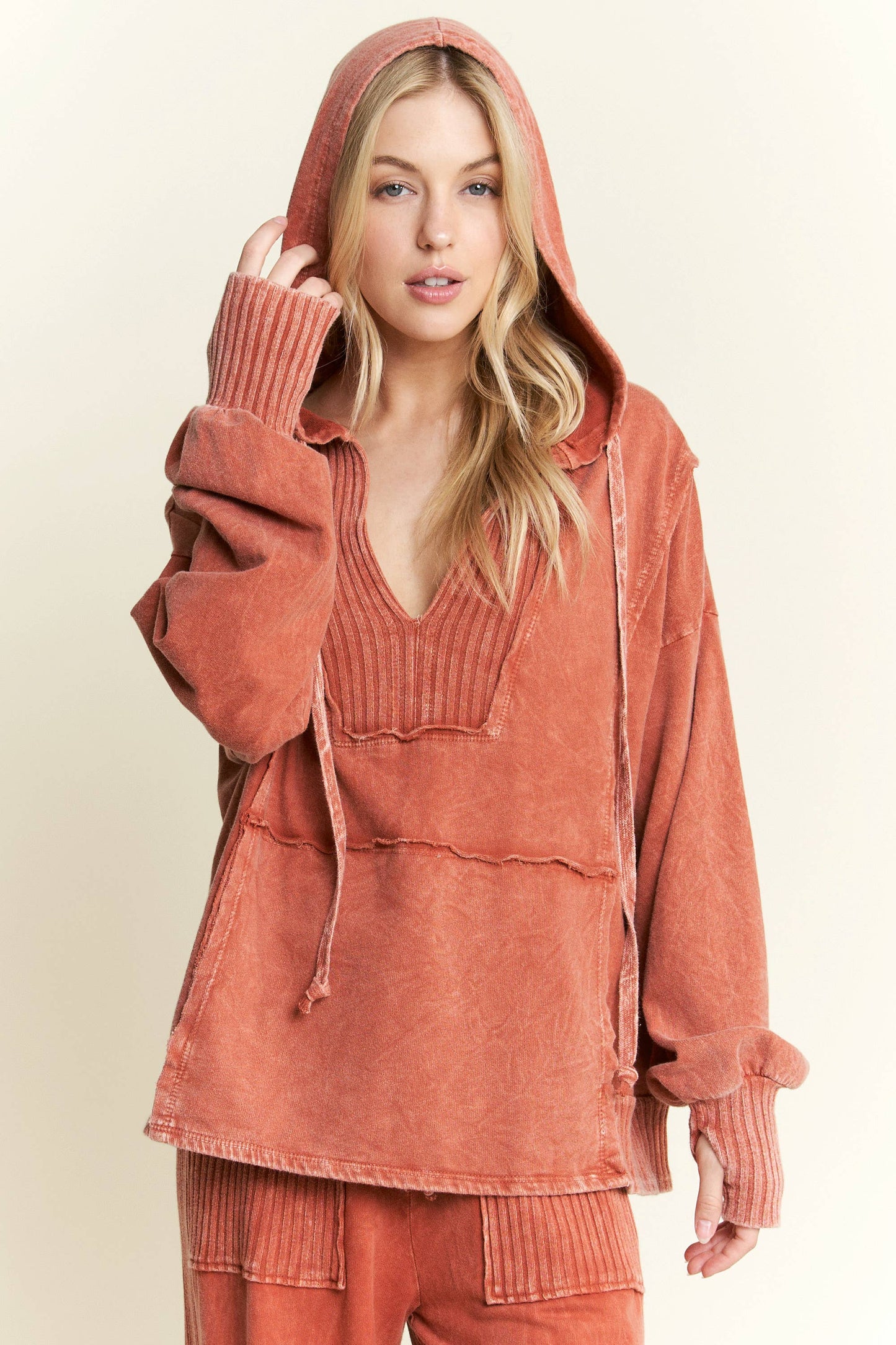 V Hooded Sweatshirt