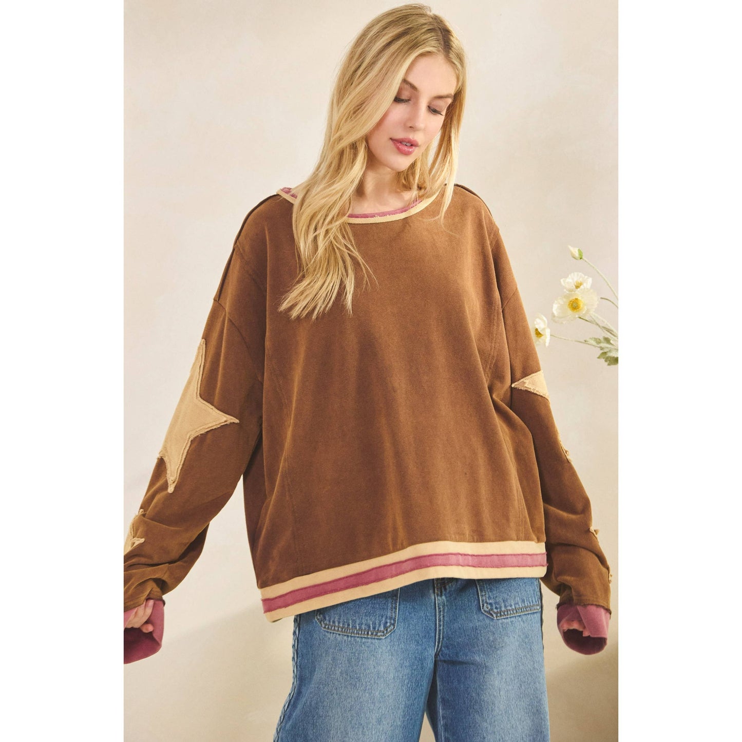 VINTAGE STAR PATCH PULLOVER