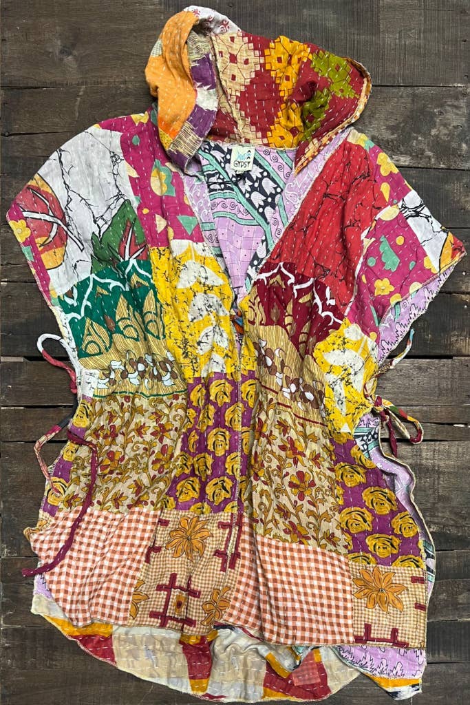 Kantha Sunrise Kimono