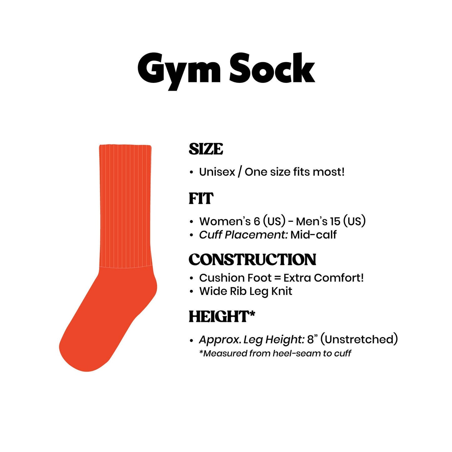 Cunt Gym Crew Socks