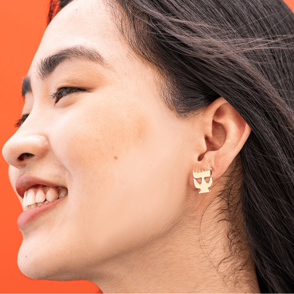Abstract Nordic Post Earrings