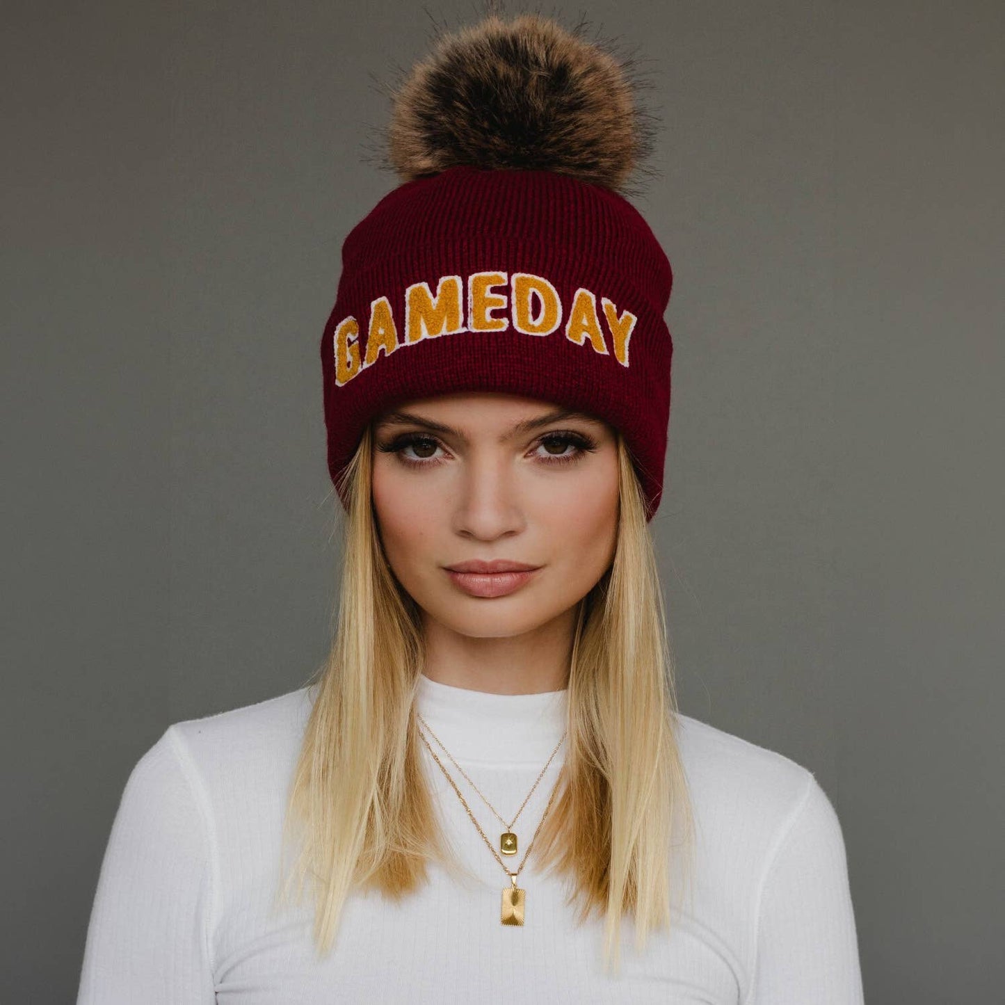 Maroon & Gold Game Day Hat