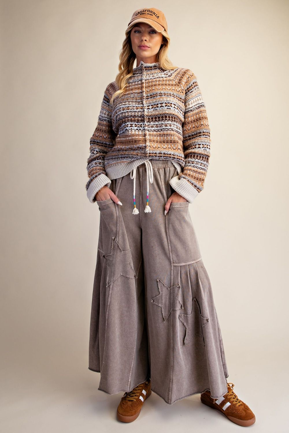 Terry Knit Star Pants