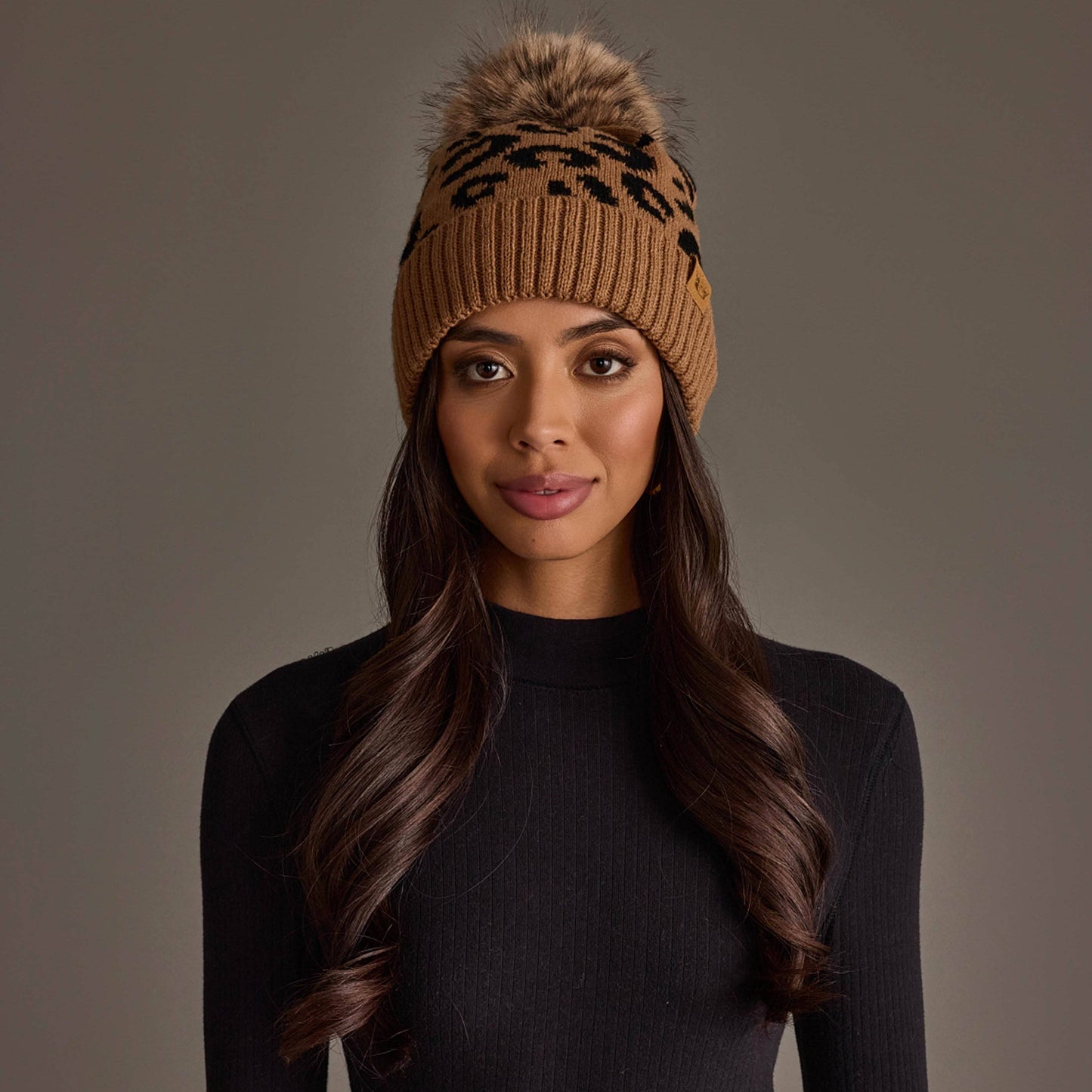 Camel Leopard Hat