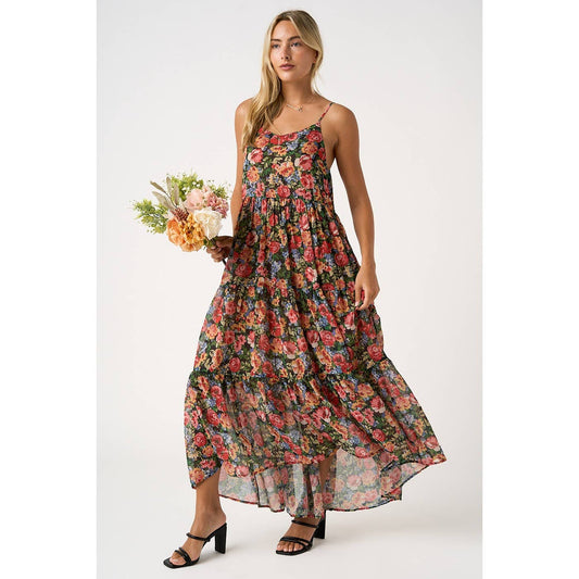 Flower Print Maxi
