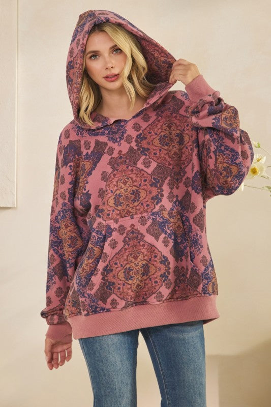Vibin’ Printed Hoodie