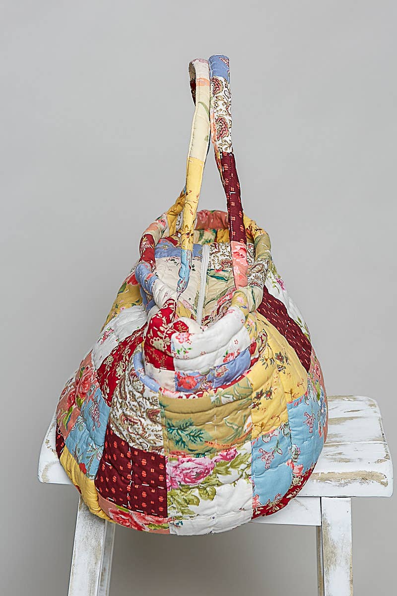 Pol: Bloom Quilted  Patchwork Bag