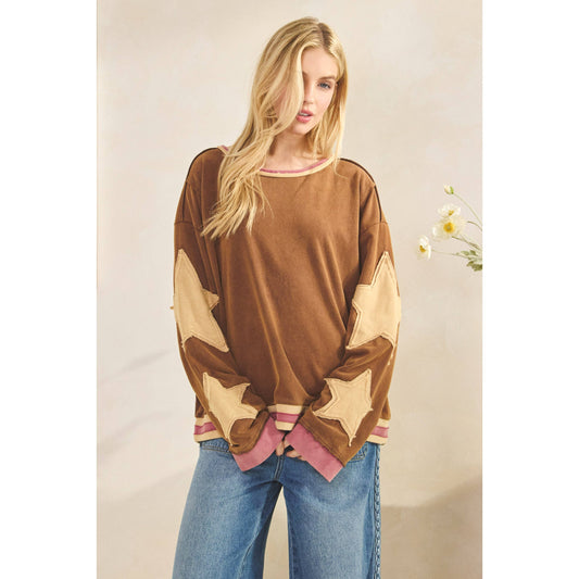 VINTAGE STAR PATCH PULLOVER