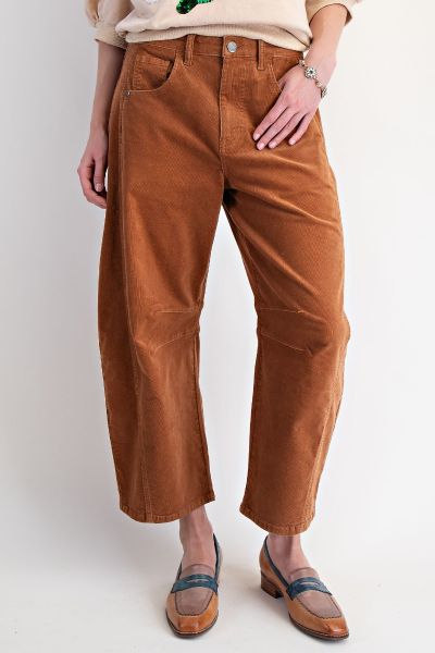 Corduroy Barrel Pants