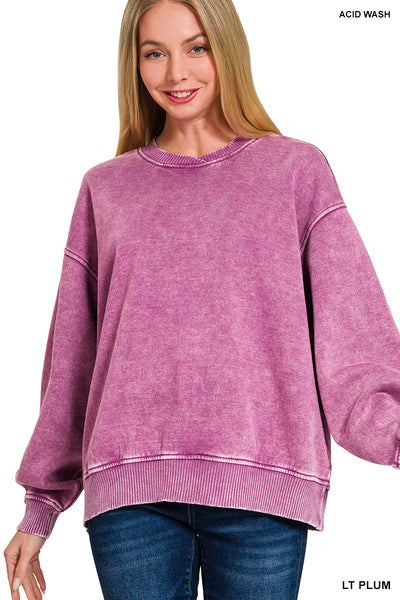 Frieda Acid Wash Pullover