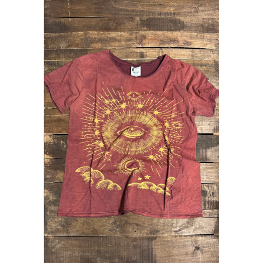 PREORDER: Jaded Gypsy Moon Dance Tee - Evil Eye