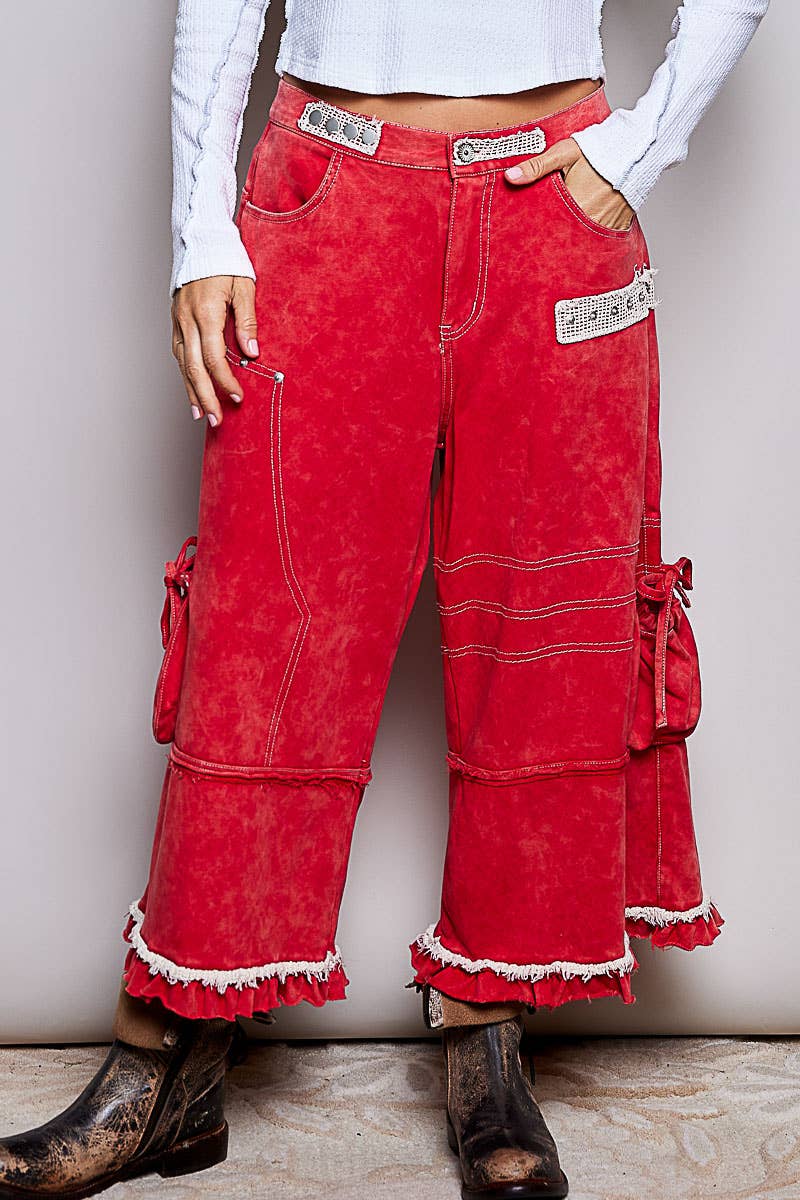 POL: Soft Touch Crop Cargos