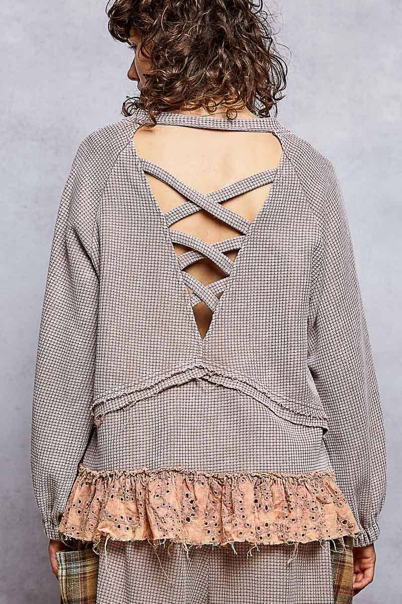 Thermal Cross-back Raglan