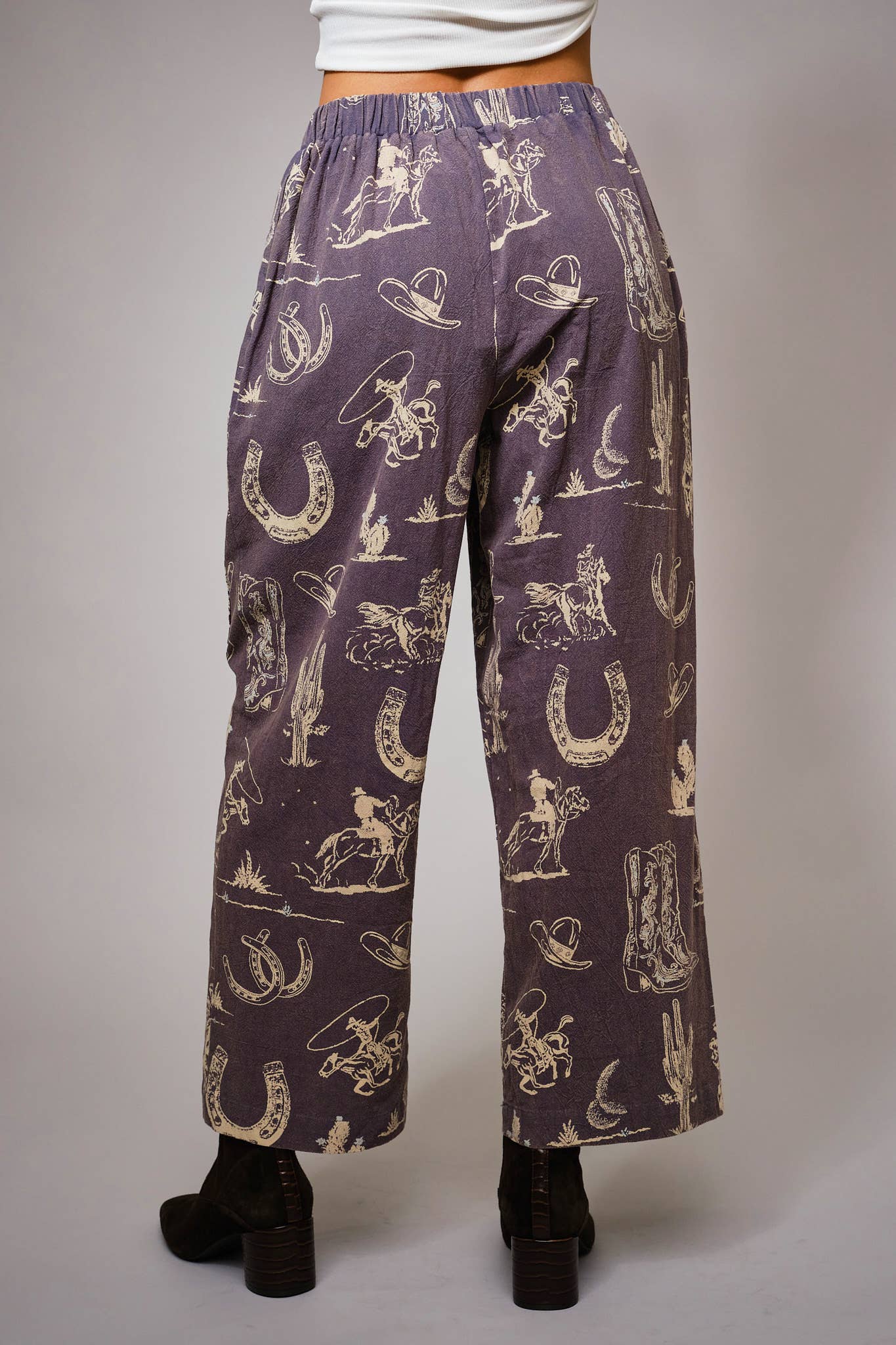 Western Printed Pants