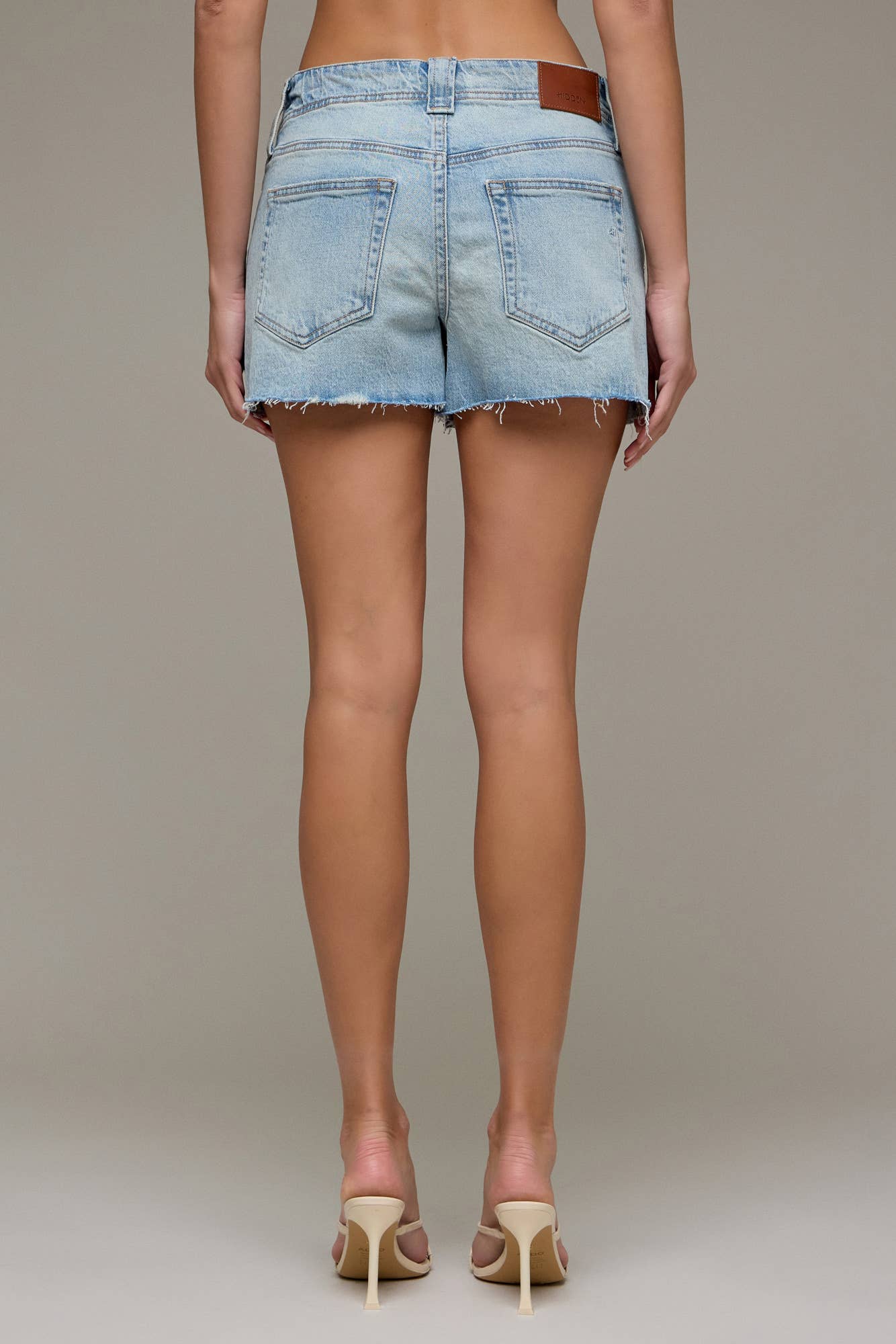 STUDDED A LINE SHORTS