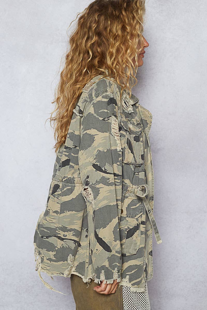 Pol: Camo Spring Jacket