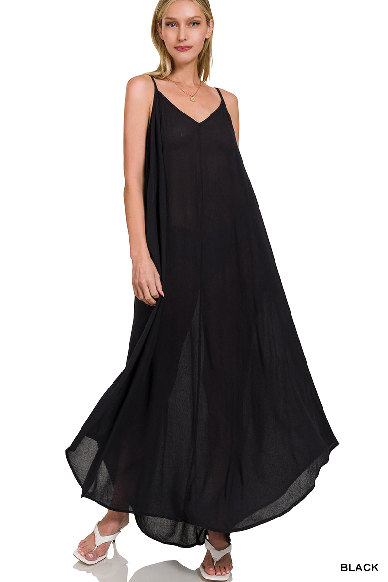 Woven Cami Maxi Dress