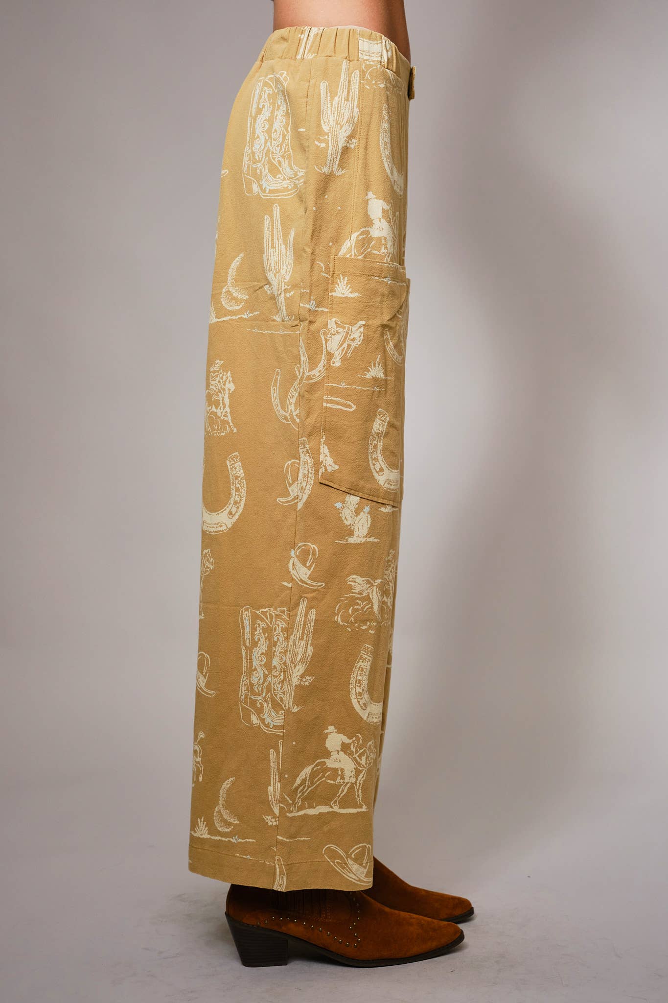 Western Printed Pants