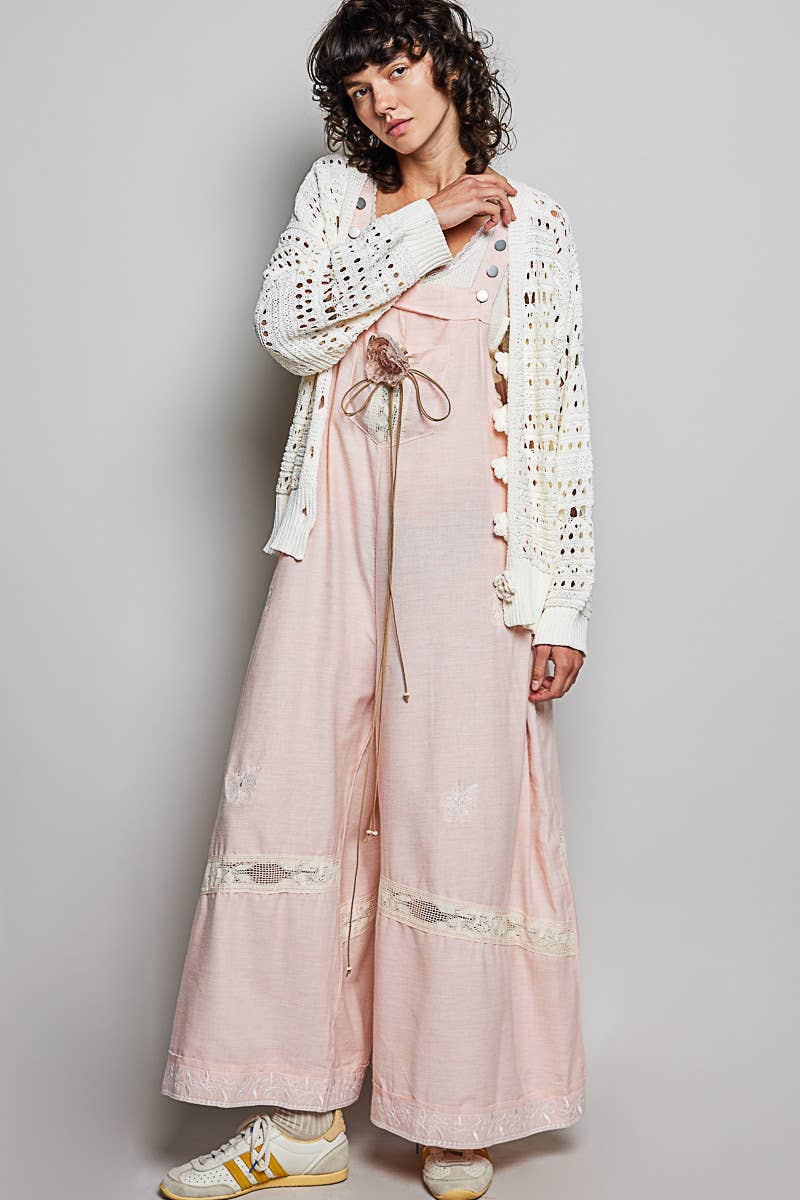 Pol: Flower Button Cardi