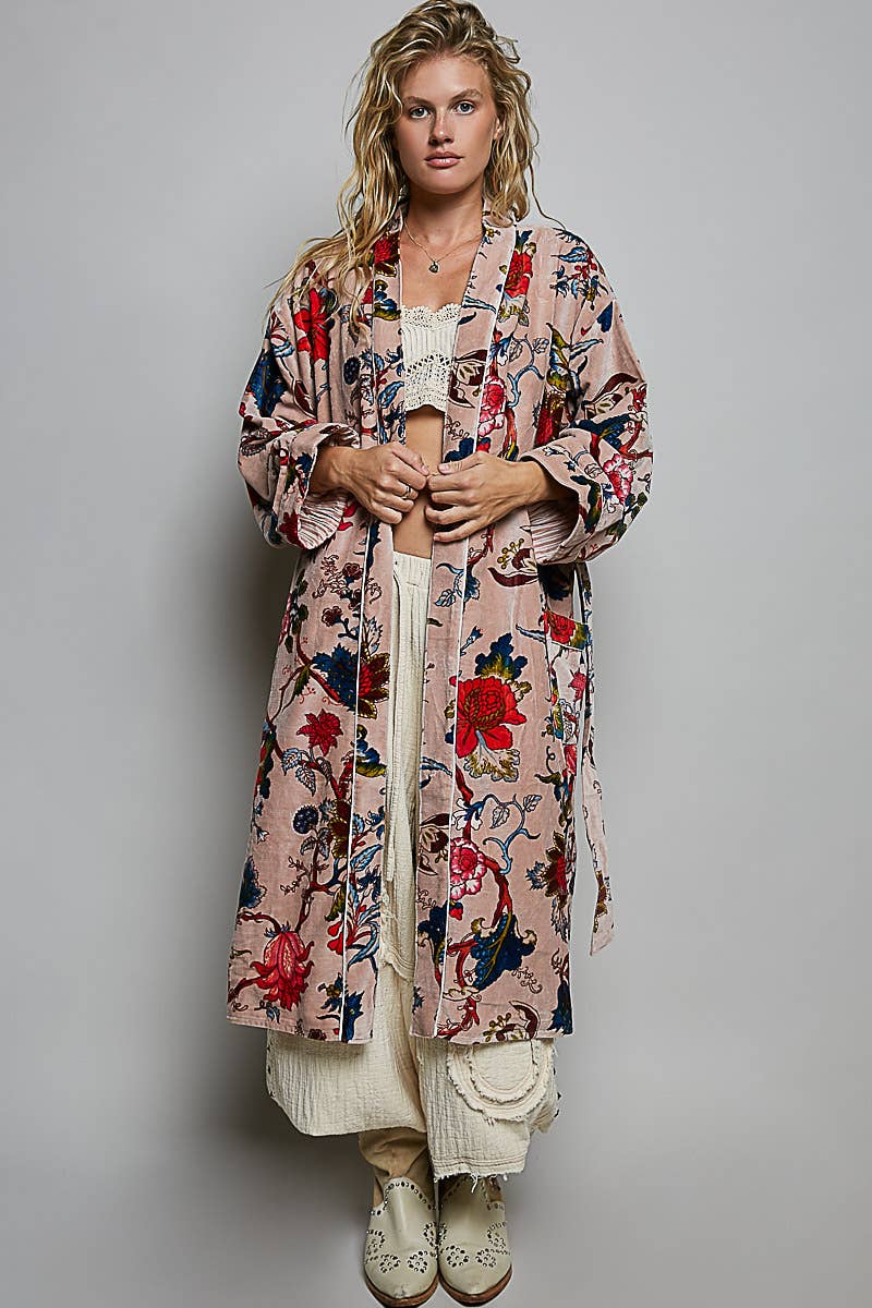 Pol: Velvet Duster Coat