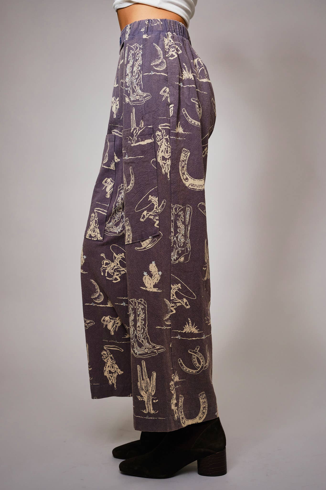 Western Printed Pants