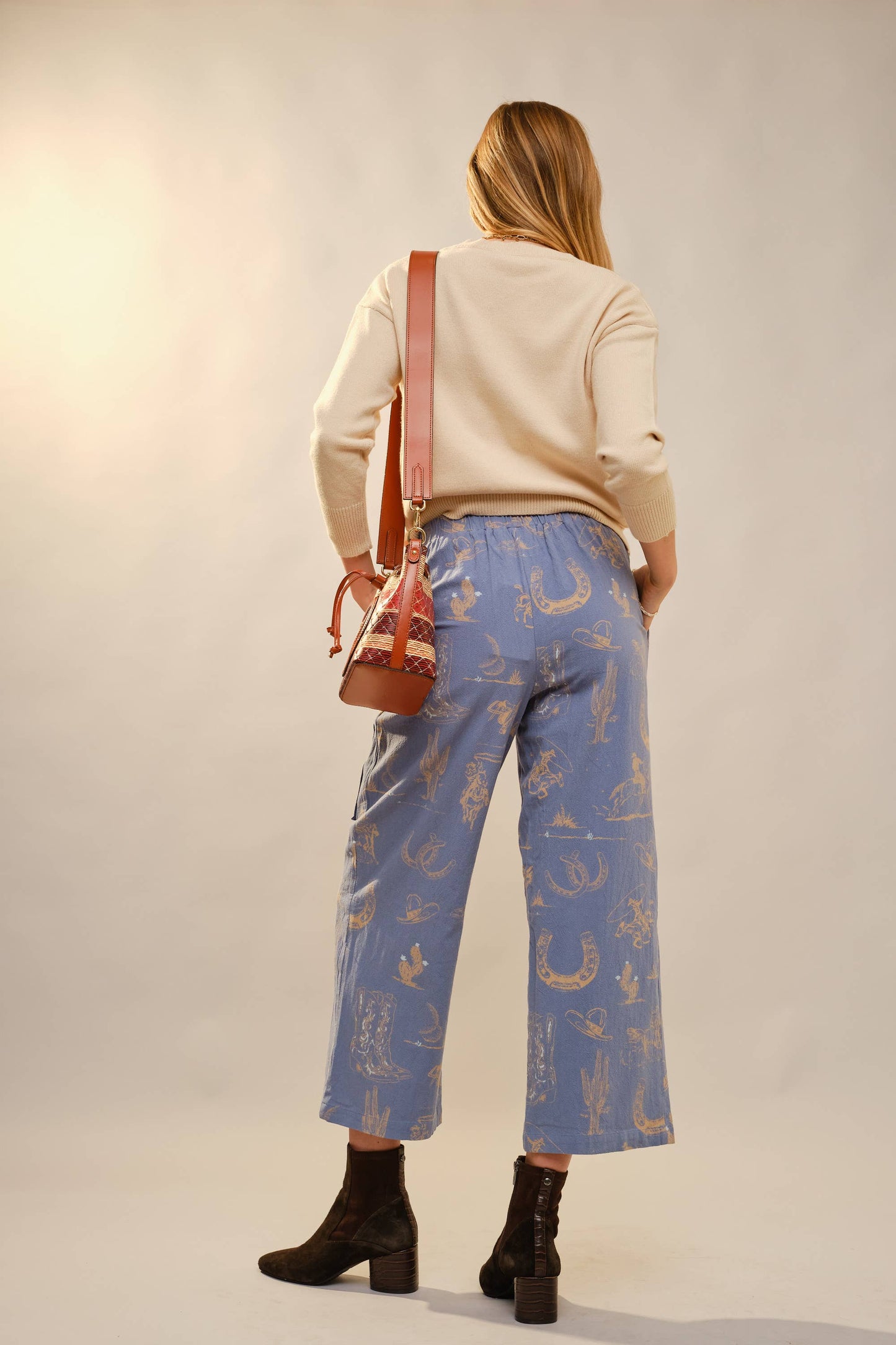 Western Printed Pants