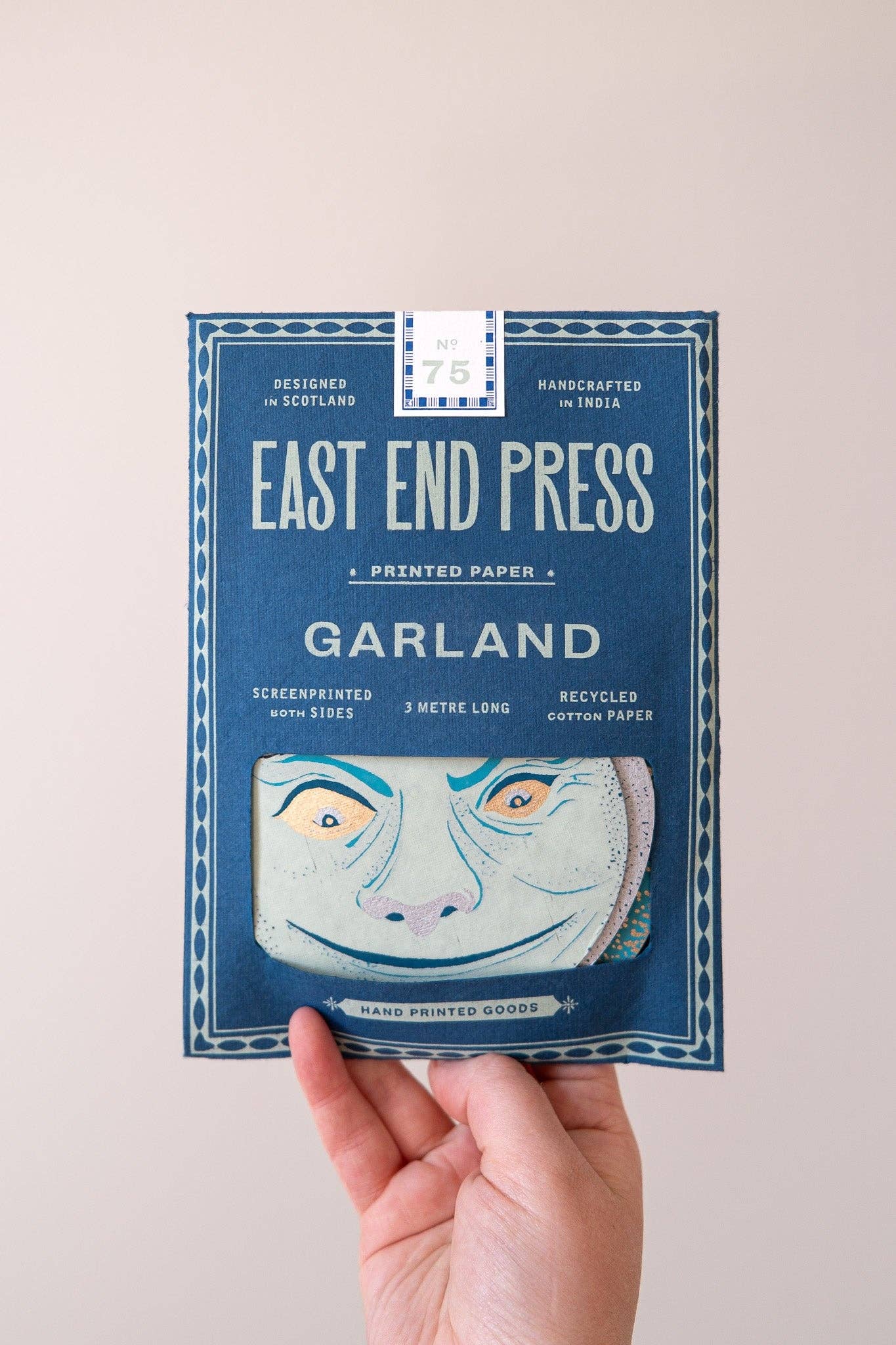 MAN ON THE MOON SEWN GARLAND