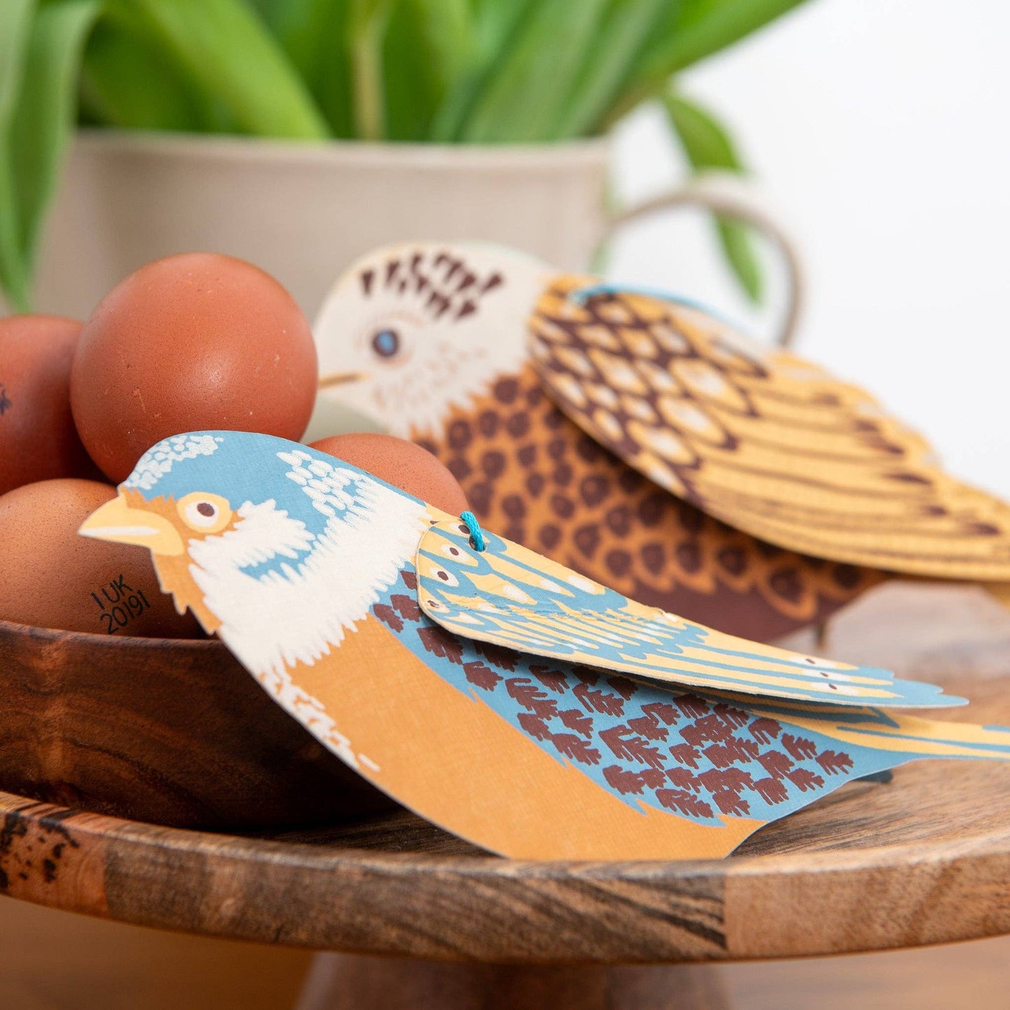 PAPER BIRD ORNAMENTS