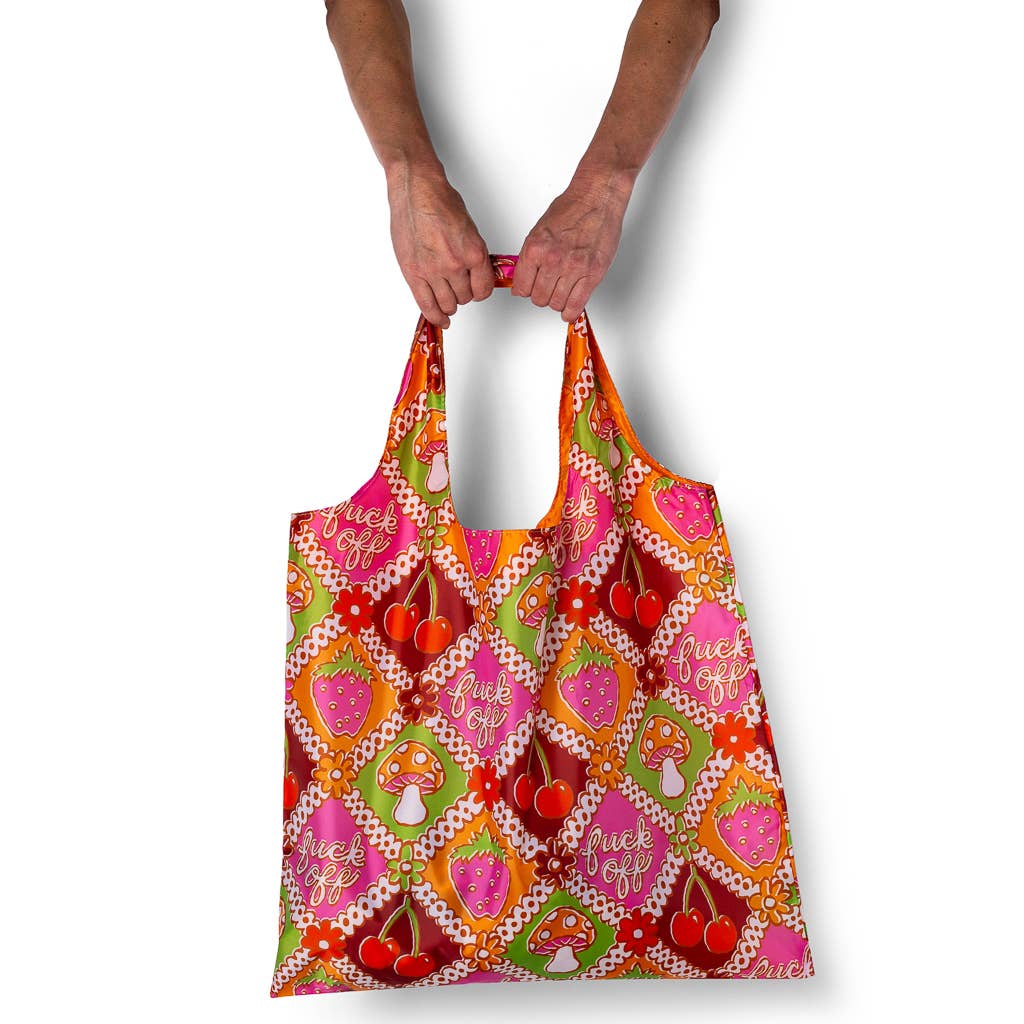 F*ck Off Retro Art Sack® - Reusable Tote Bag