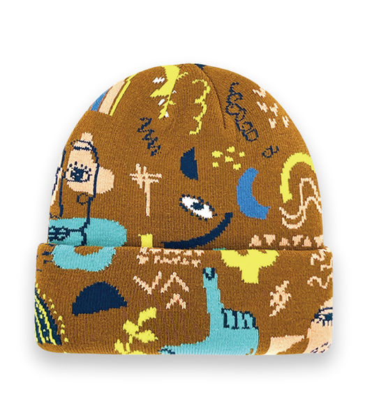 Graphic Knit Beanie