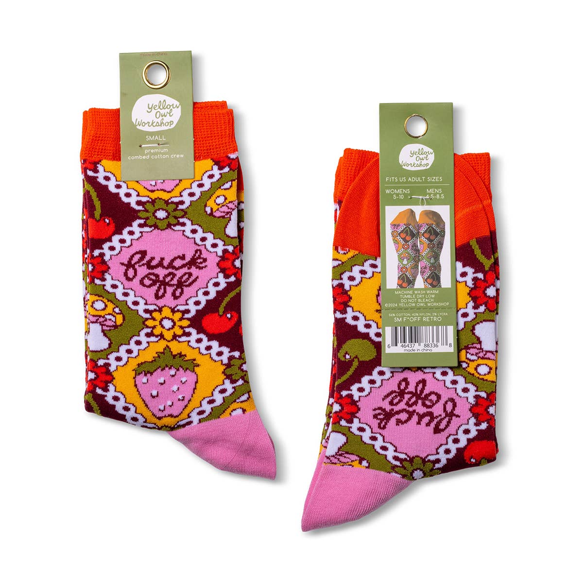 F*ck Off Retro  Crew Socks