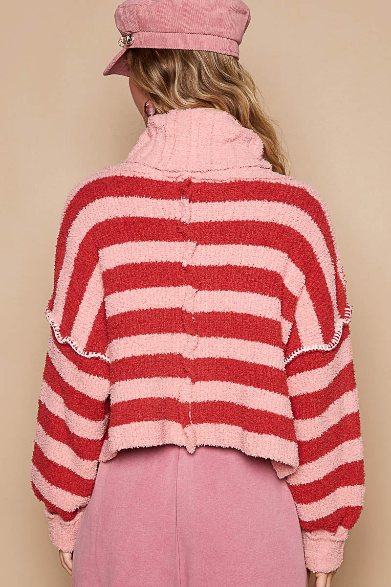 Striped Happy Sweater