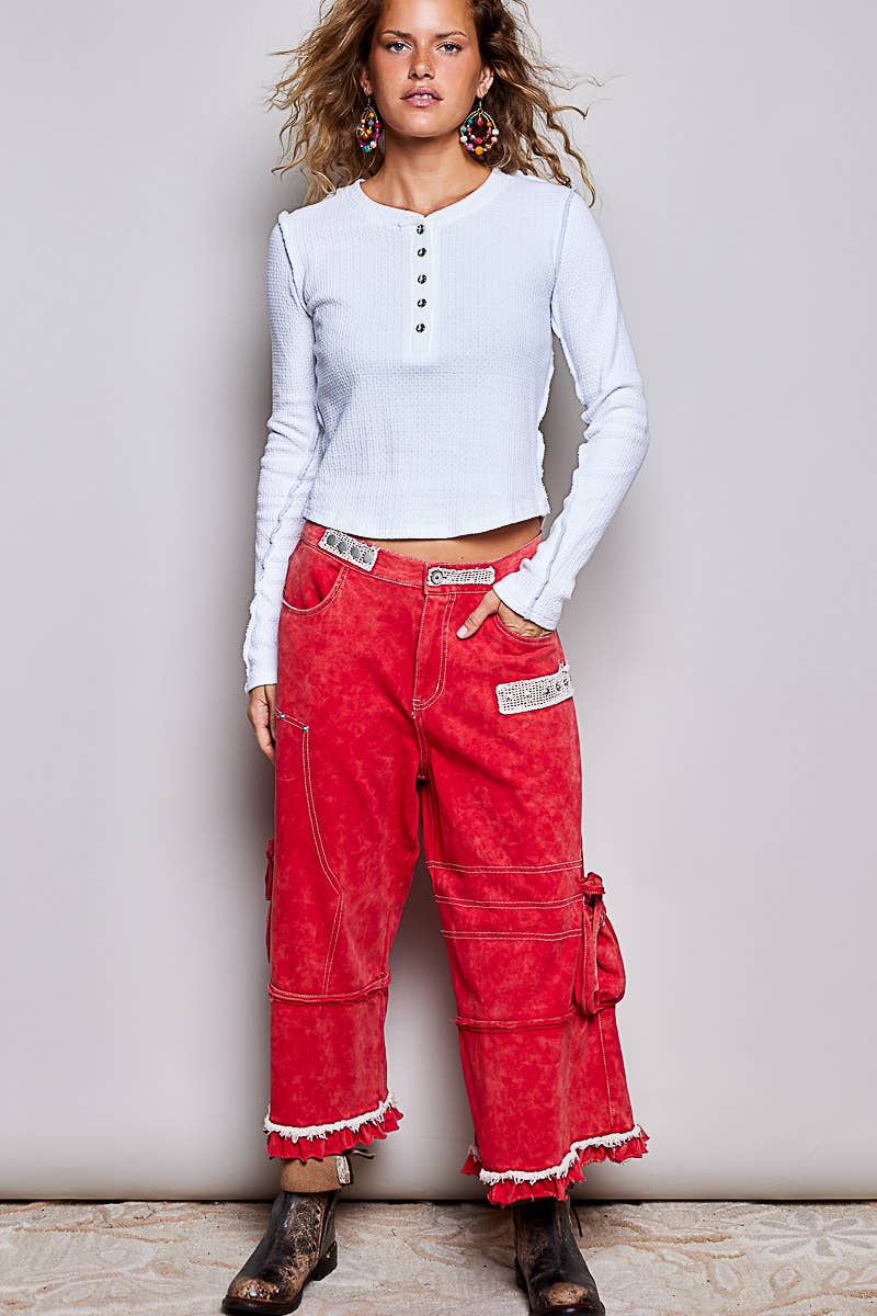 POL: Soft Touch Crop Cargos
