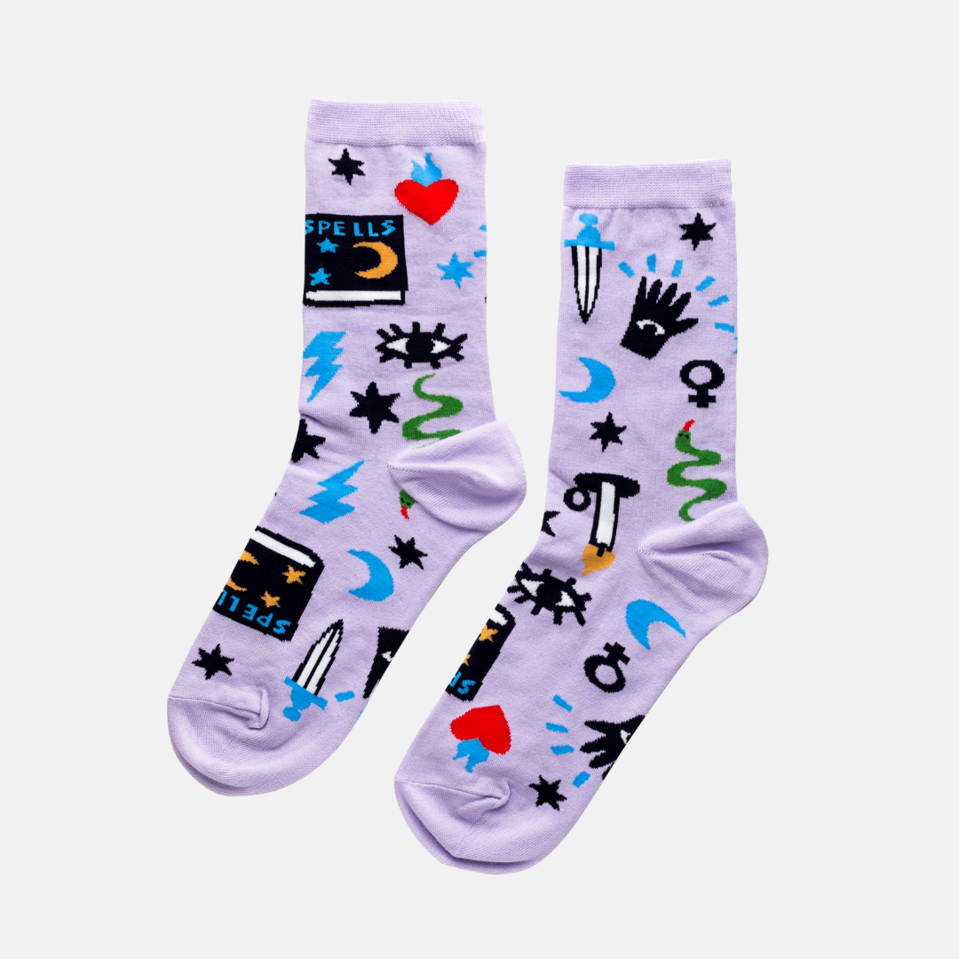 Witchy Spells Socks