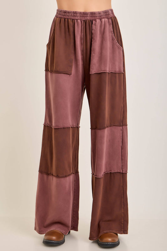 Color Block  Pants