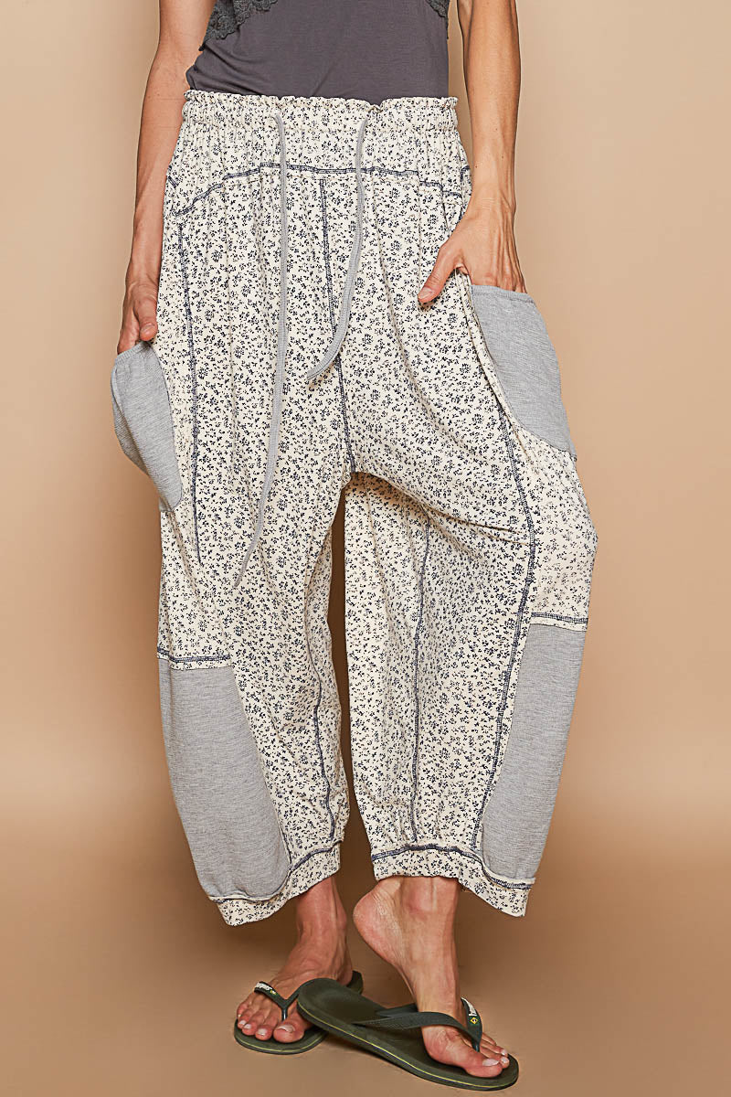 Printed Floral Pants