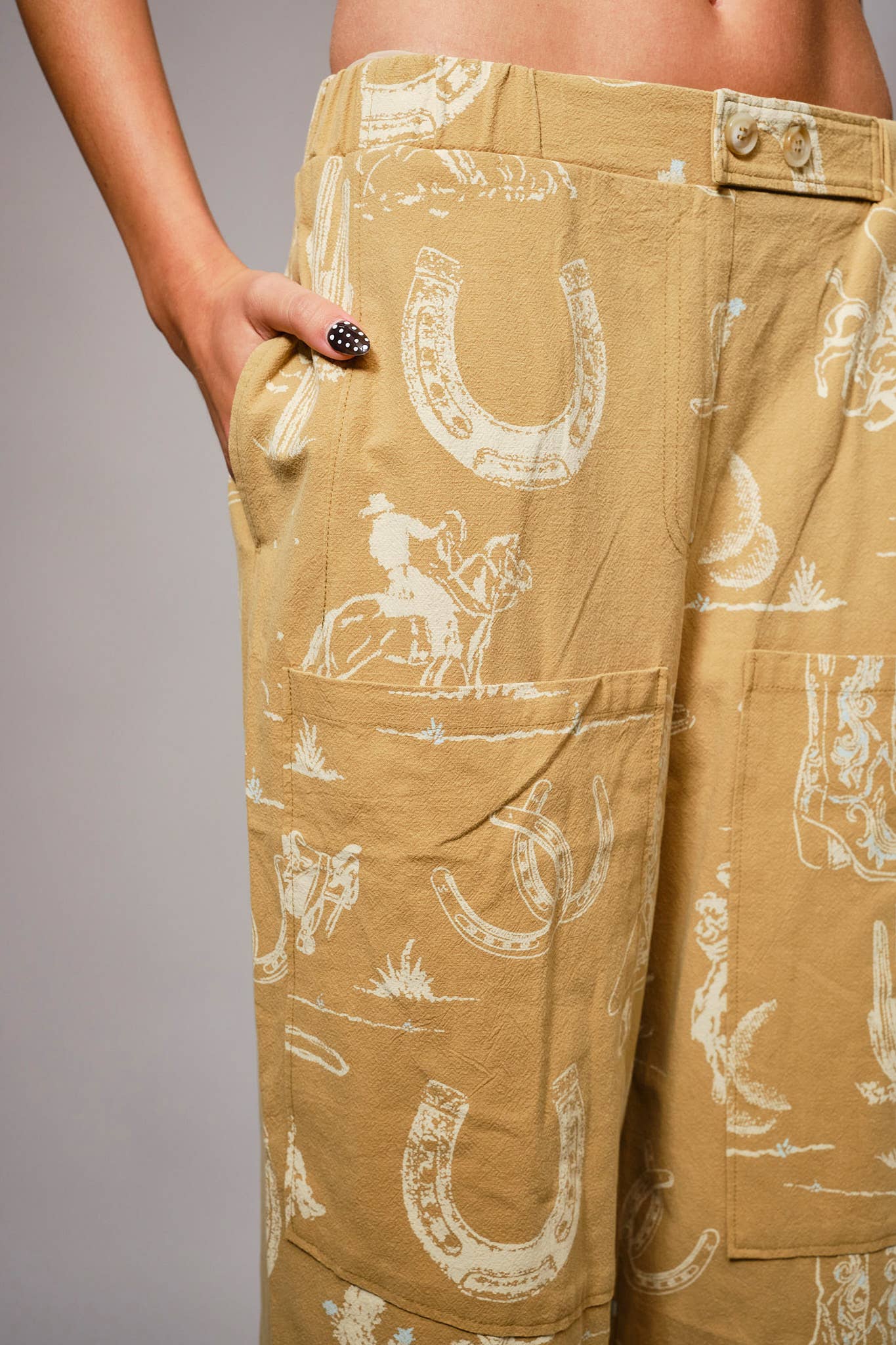 Western Printed Pants