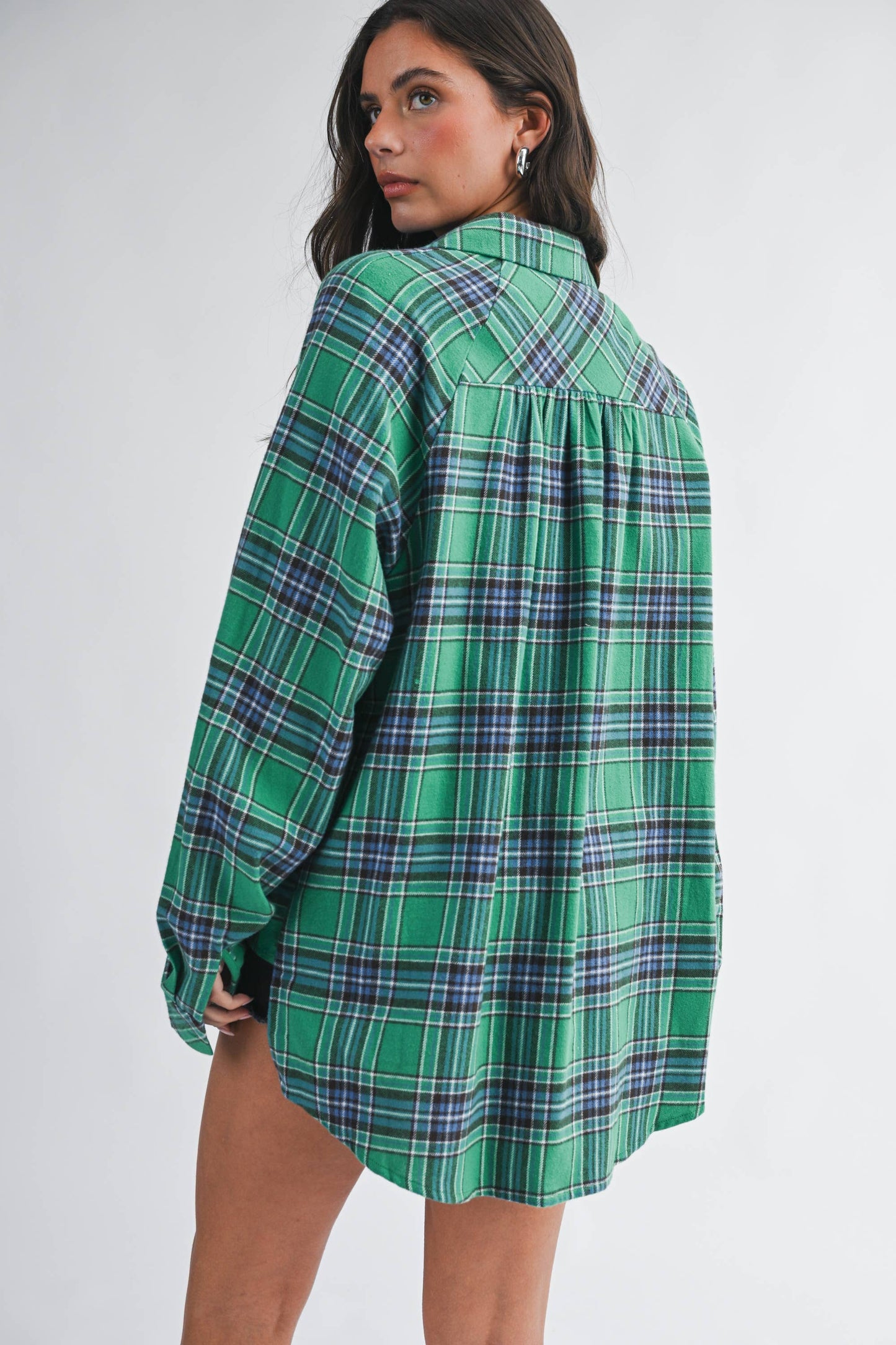 Oversized Flannel  Shirt