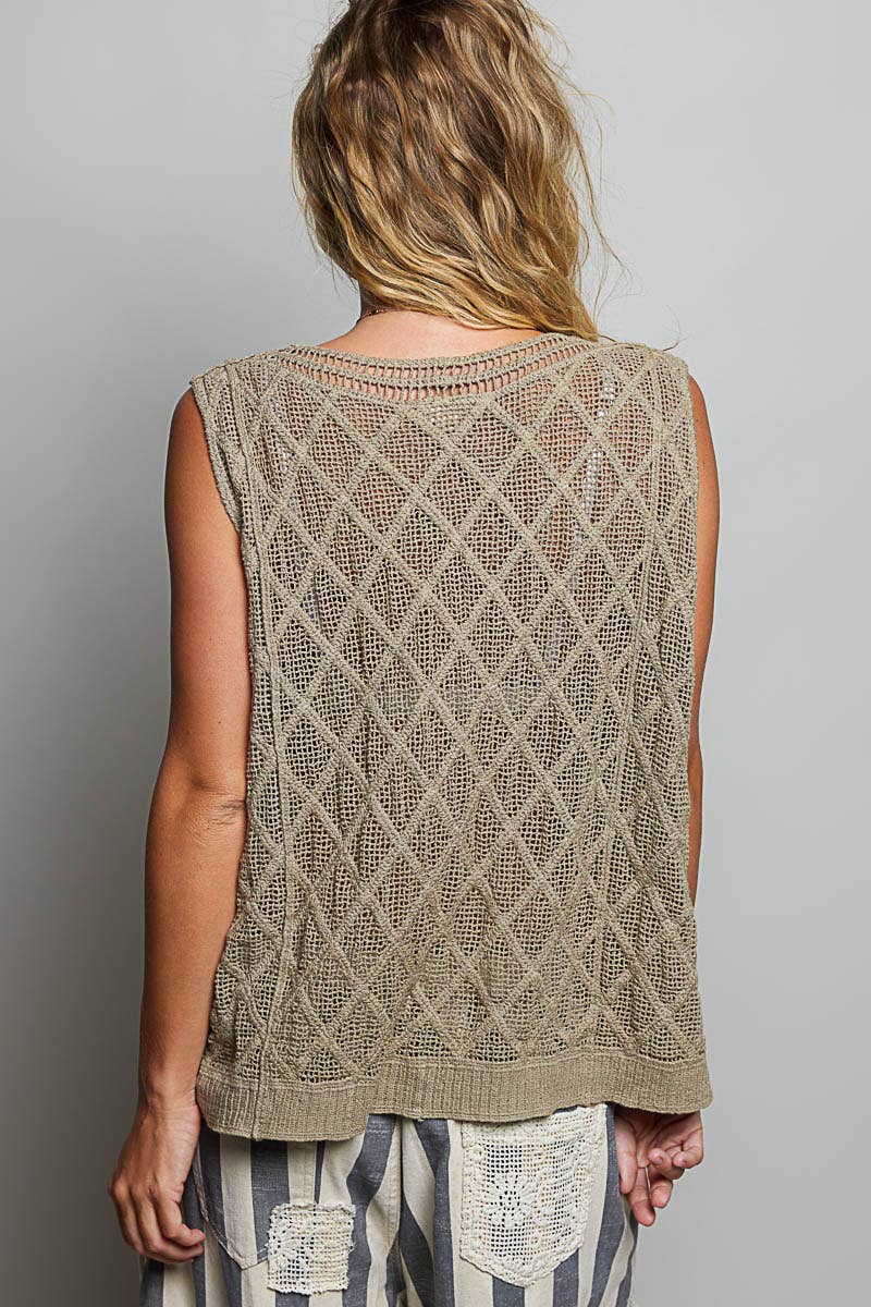 POL: Diamond Weave Vest
