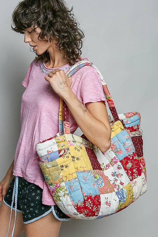 Pol: Bloom Quilted  Patchwork Bag