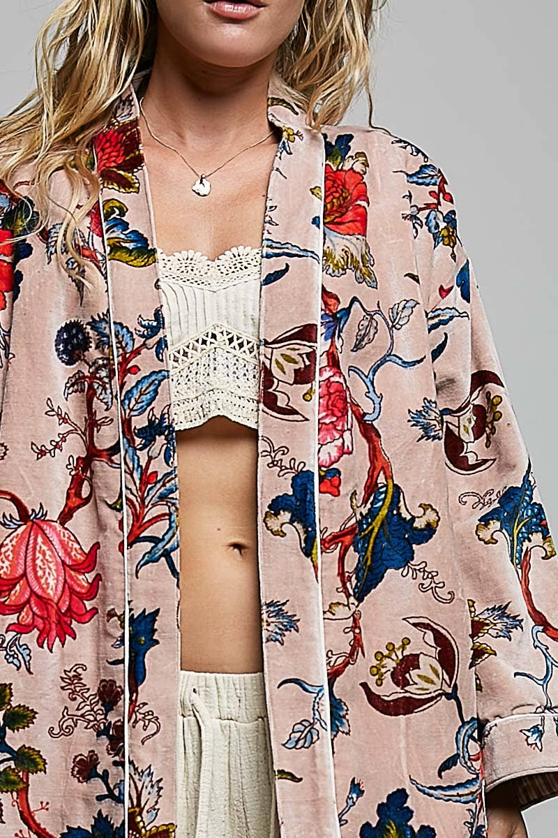 Pol: Velvet Duster Coat