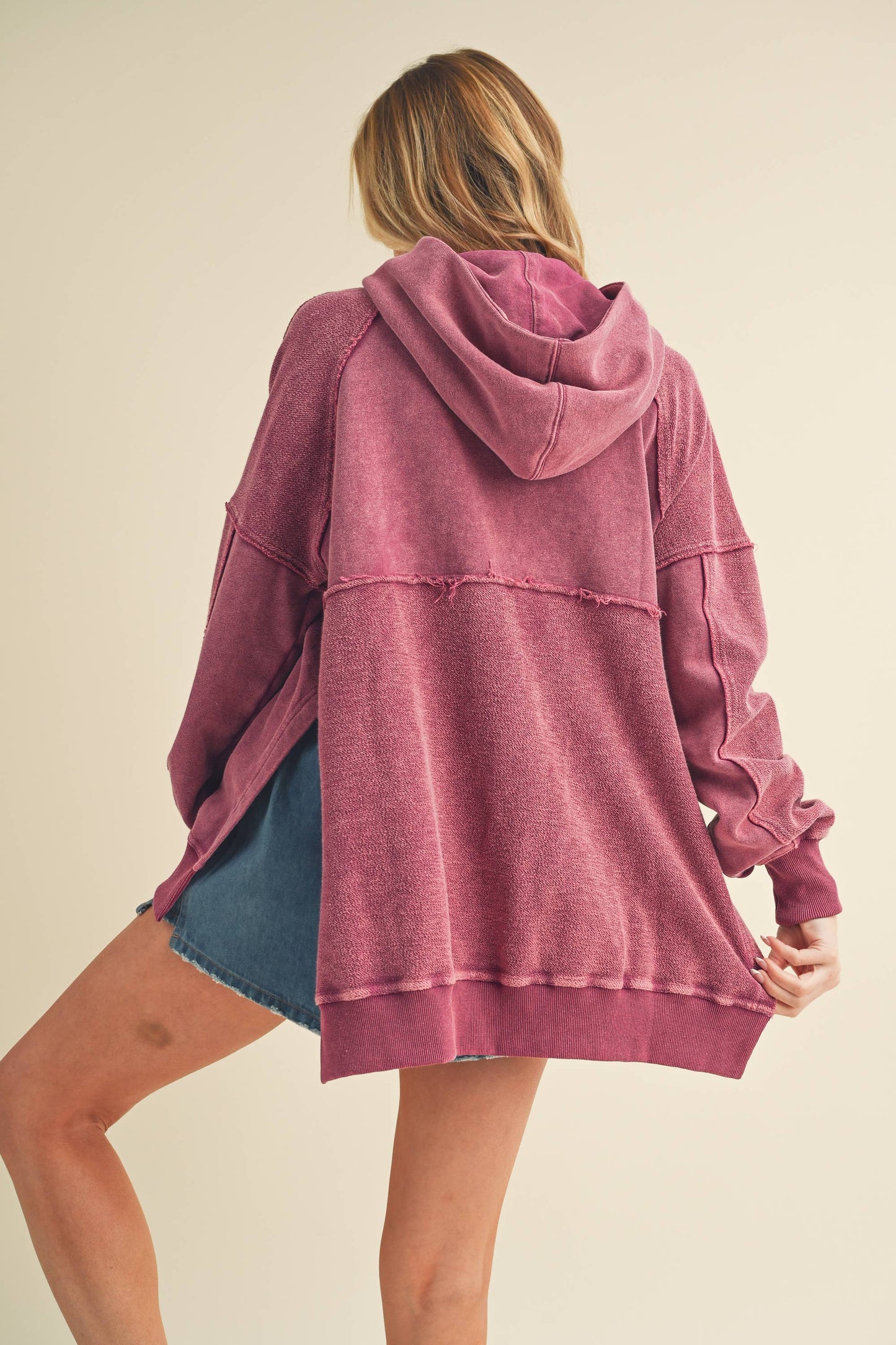 Side Slit Hoodie
