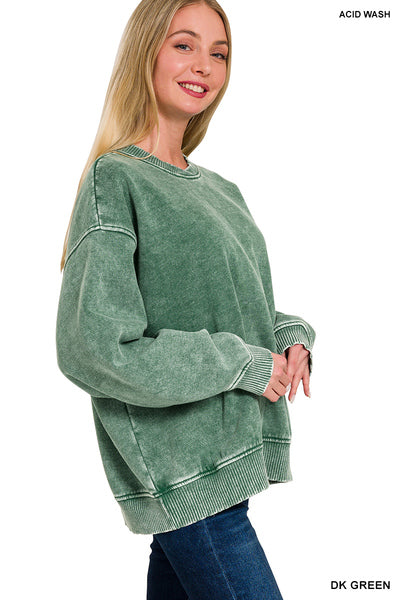 Frieda Acid Wash Pullover