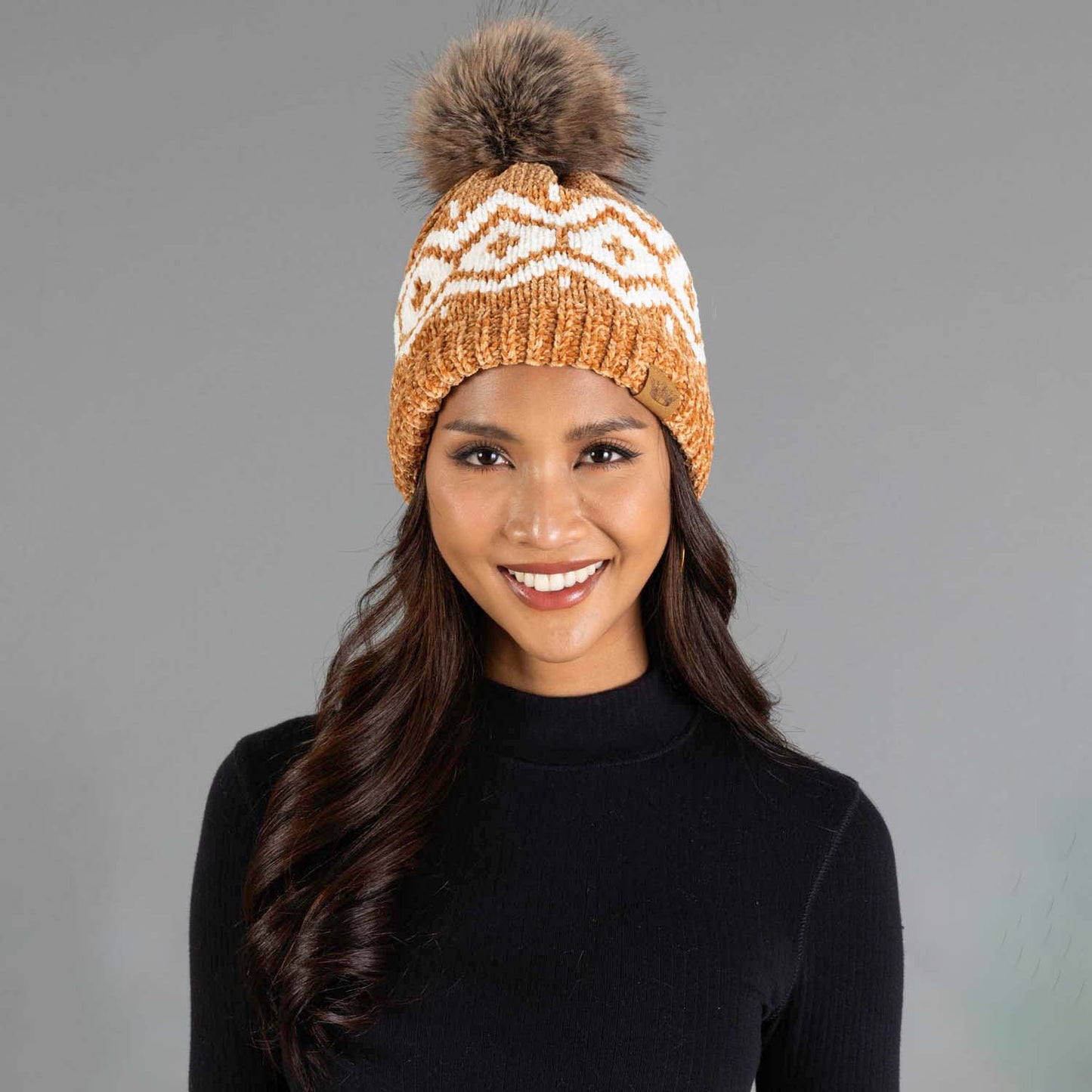 Camel & Cream Hat