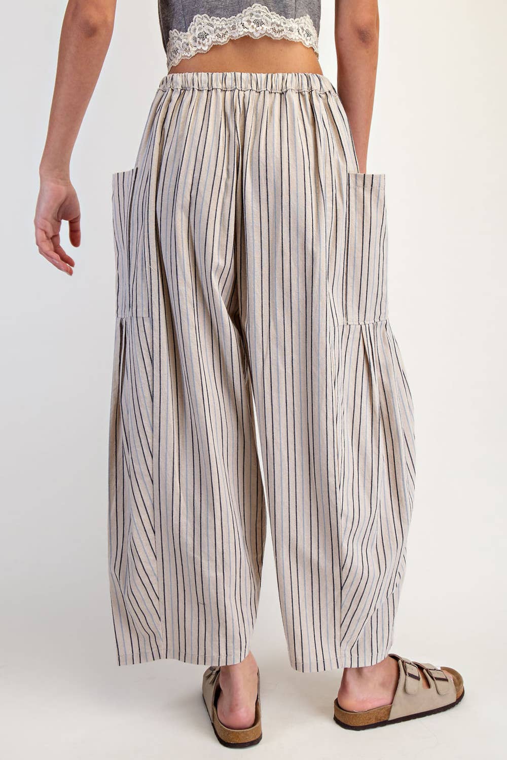STRIPE LEG PANTS
