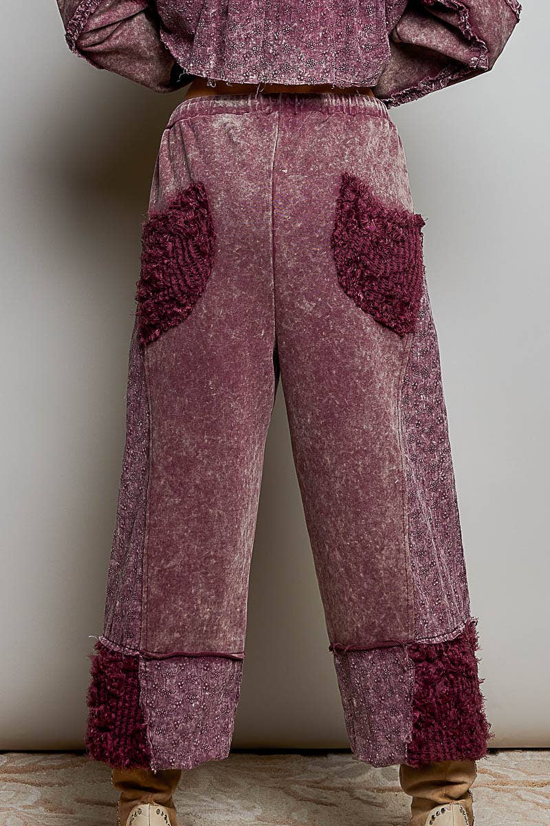 Pol: Patchy Studded Joggers