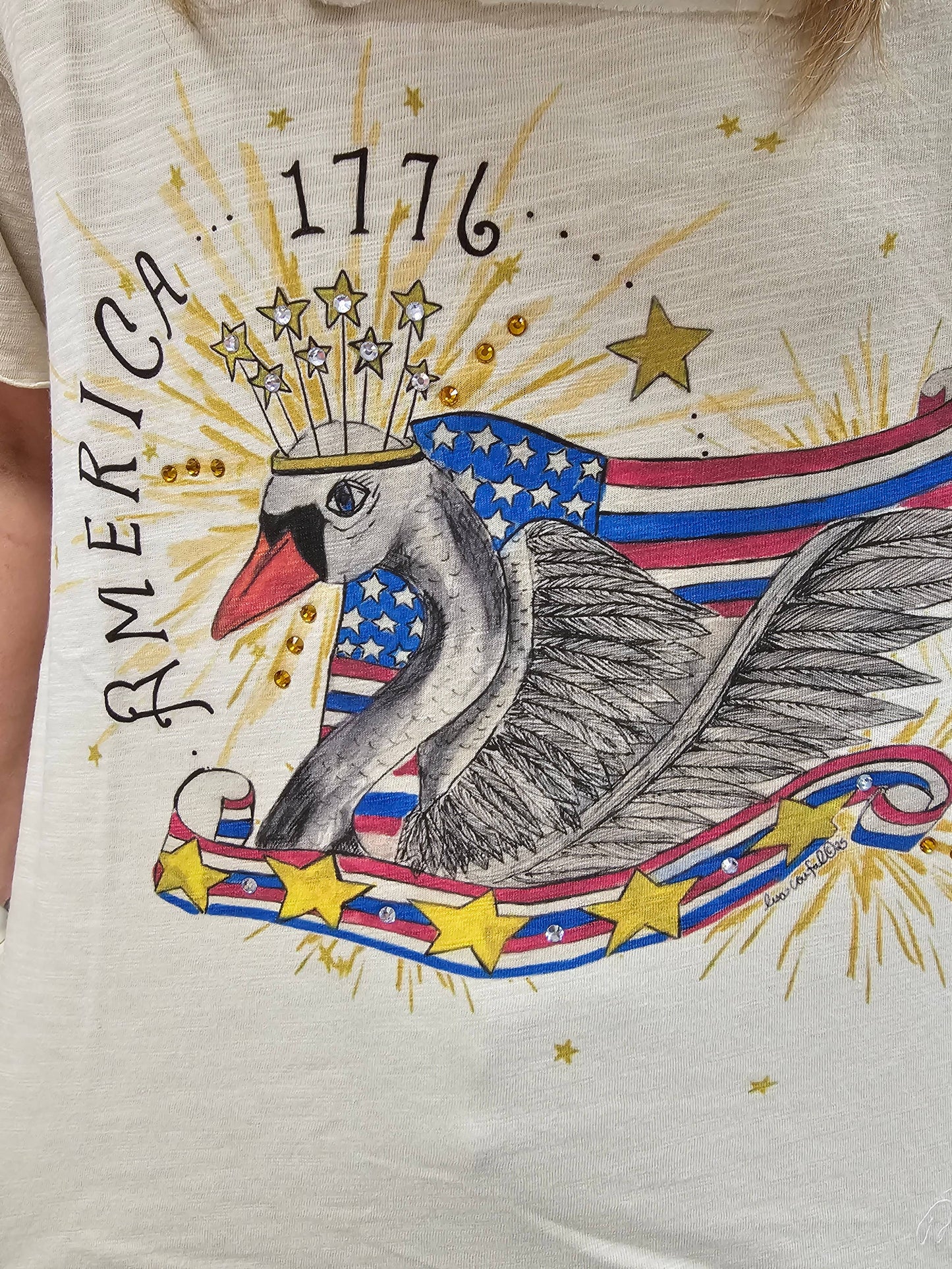 RARE BIRD: America Swan Tee