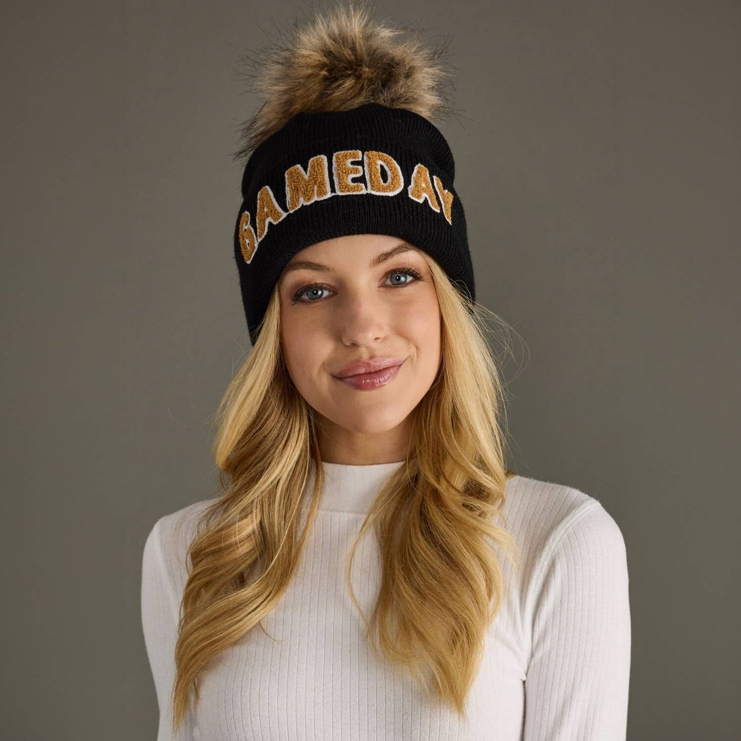 Black & Tan Game Day Hat