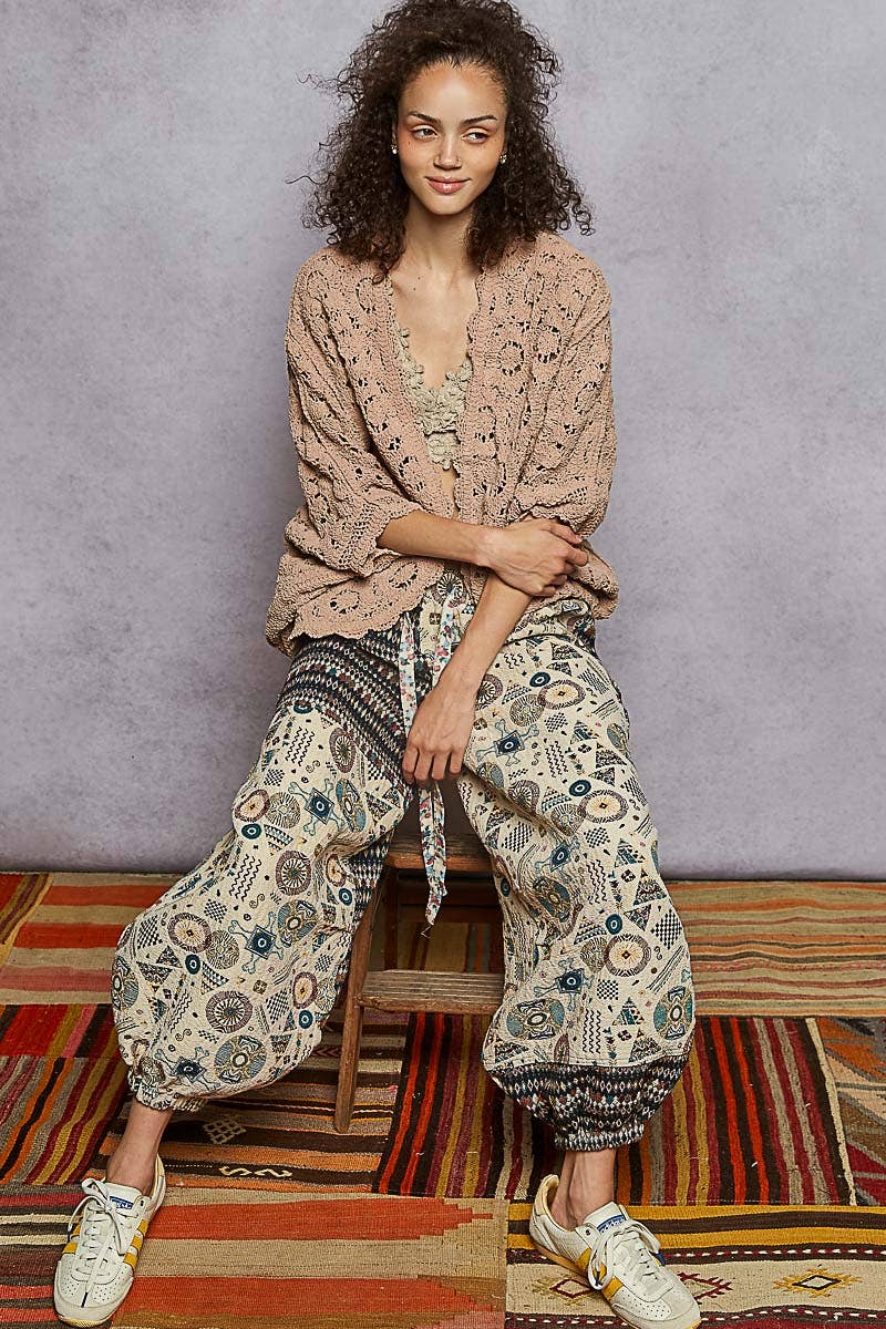 Pol: Crochet Chenille Cardigan
